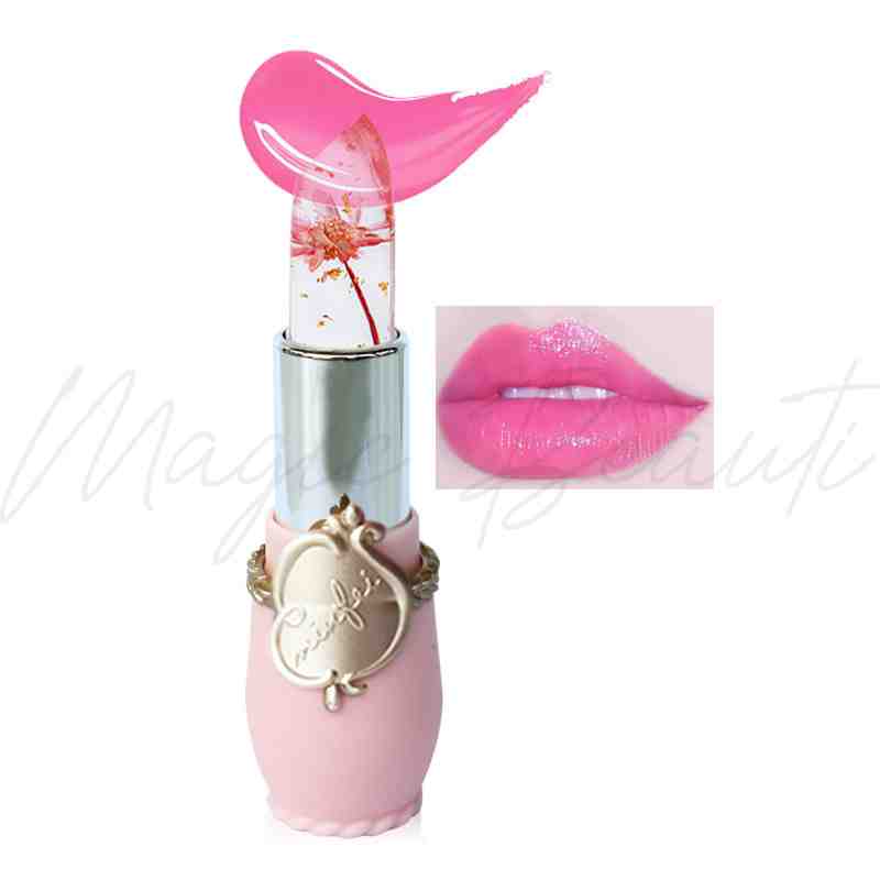 MINFEI Transparent Flowers Jelly Lip Balm