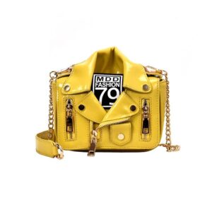 Designer Bag Jacket Shape Motobike Style Women’s Crossbody Bag